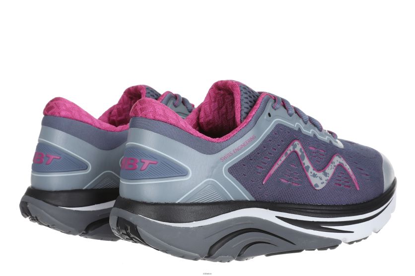 bei MBT Frauen 2000 Schnürschuhe Laufschuhe Folkstone-Grau X64220147