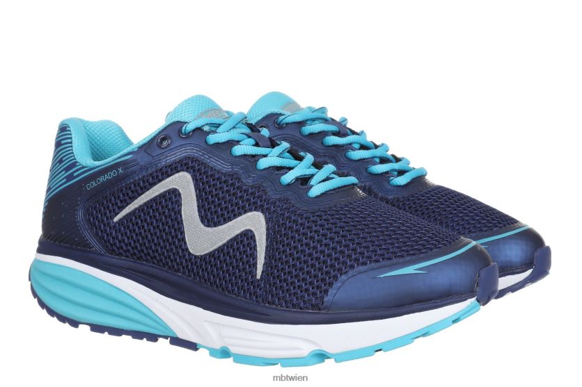 bei MBT Frauen Colorado x Laufschuhe mittelalterliches Blau X64220155