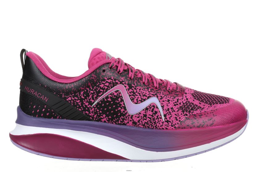 bei MBT Frauen Huracan-3000-Schnürschuh Laufschuhe schwarz/Orchideenblüte X64220150