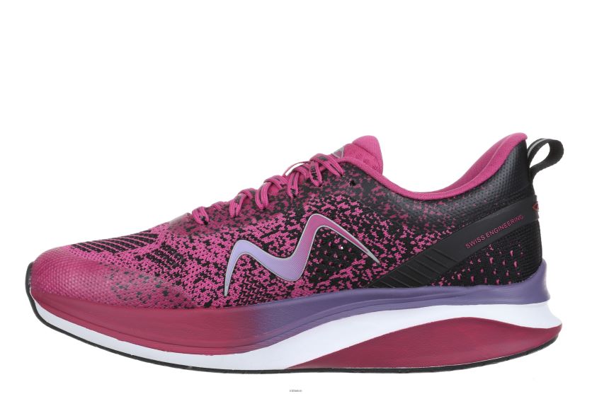 bei MBT Frauen Huracan-3000-Schnürschuh Laufschuhe schwarz/Orchideenblüte X64220150