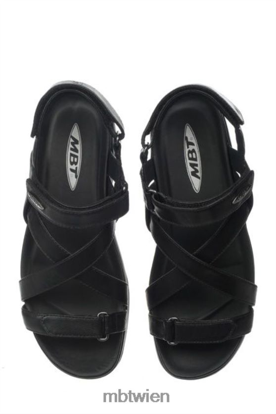 bei MBT Frauen Kiburi-Sandalen Sandalen Schwarz X64220242