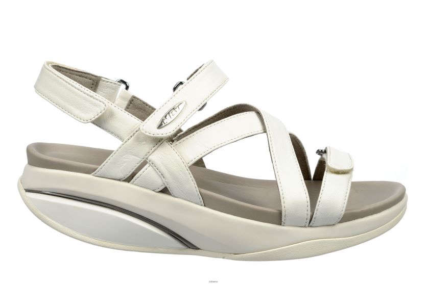 bei MBT Frauen Kiburi-Sandalen Sandalen Weiss X64220241