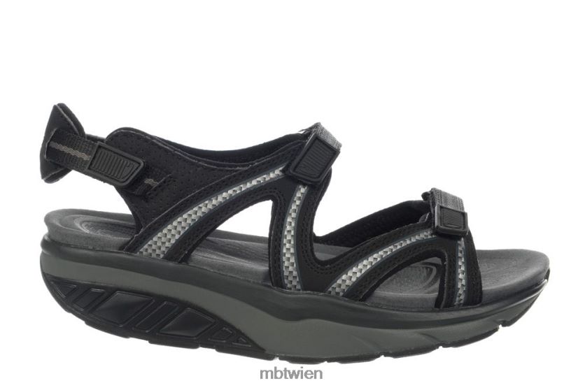bei MBT Frauen lila 6 Sandalen schwarz/anthrazit X64220212