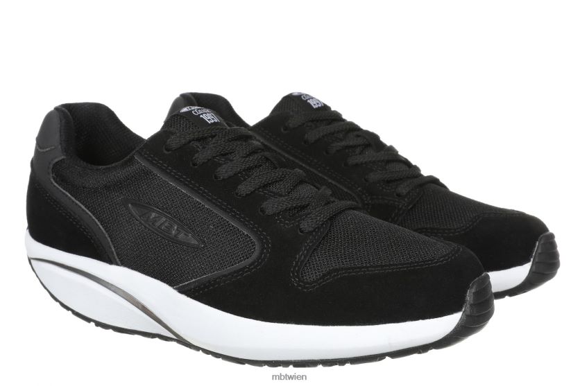 bei MBT Männer 1997 Laufschuhe Schwarz-Weiss X6422061