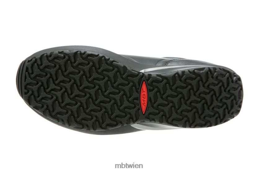 bei MBT Männer 1997 Leder Laufschuhe Schwarz X6422075