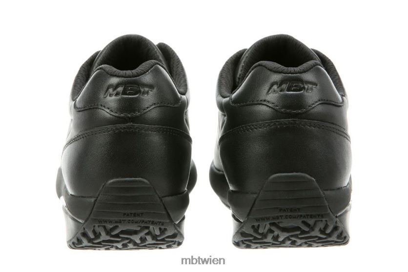 bei MBT Männer 1997 Leder Laufschuhe Schwarz X6422075
