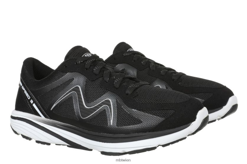 bei MBT Männer Geschwindigkeit 3 Laufschuhe Schwarz X6422026