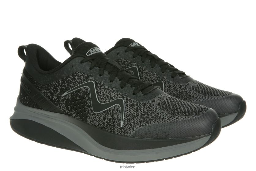 bei MBT Männer Huracan-3000 Laufschuhe Schwarz/Castlerock X642201