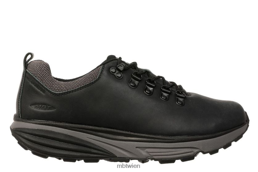 bei MBT Männer Terraschwarz Laufschuhe schwarzes Leder X6422074