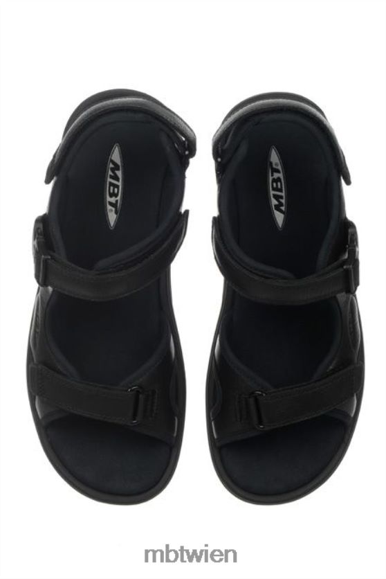 bei MBT Männer Kisumu 3s Sandalen Sandalen Schwarz X6422077