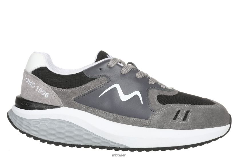 bei MBT Männer Soho 1996 Wanderschuhe Schwarz/Grau-Sensor X6422051