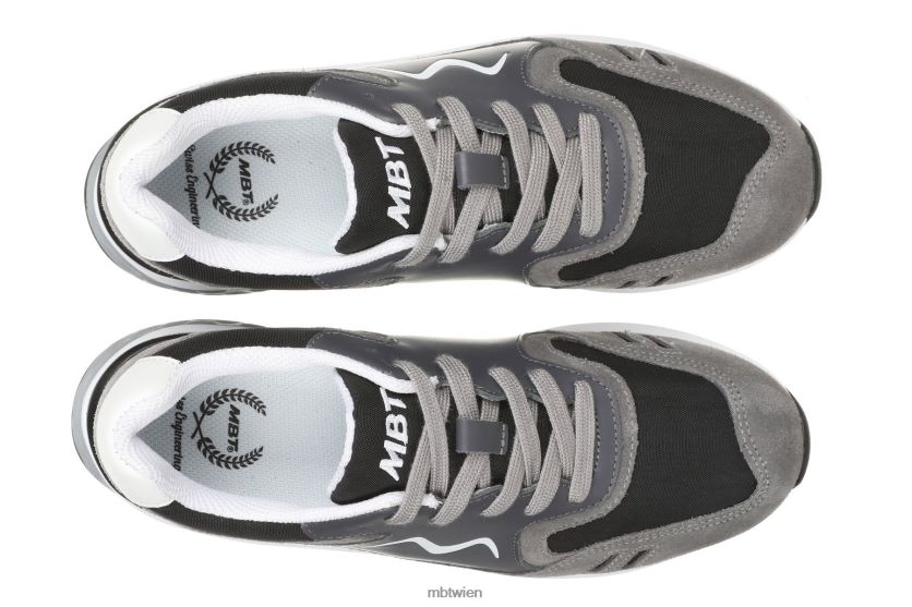 bei MBT Männer Soho 1996 Wanderschuhe Schwarz/Grau-Sensor X6422051