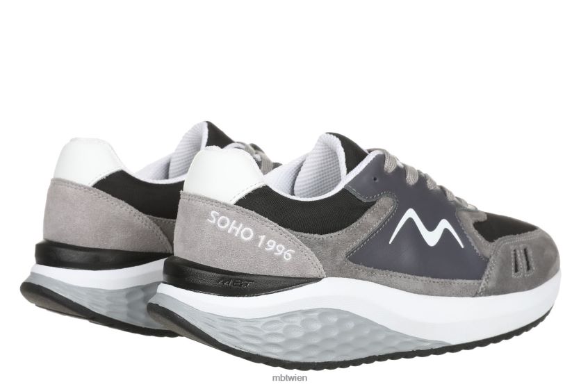 bei MBT Männer Soho 1996 Wanderschuhe Schwarz/Grau-Sensor X6422051