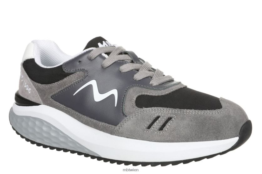 bei MBT Männer Soho 1996 Wanderschuhe Schwarz/Grau-Sensor X6422051