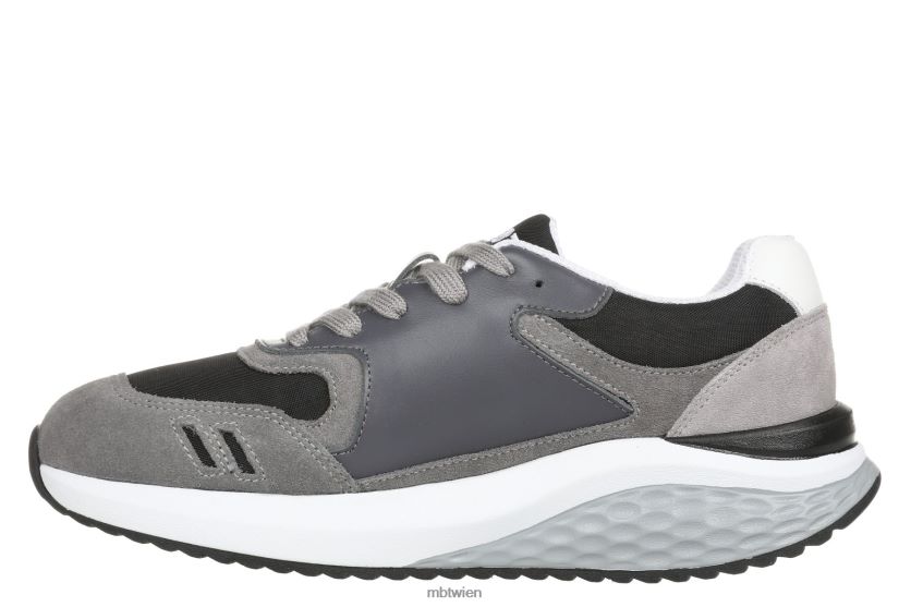 bei MBT Männer Soho 1996 Wanderschuhe Schwarz/Grau-Sensor X6422051