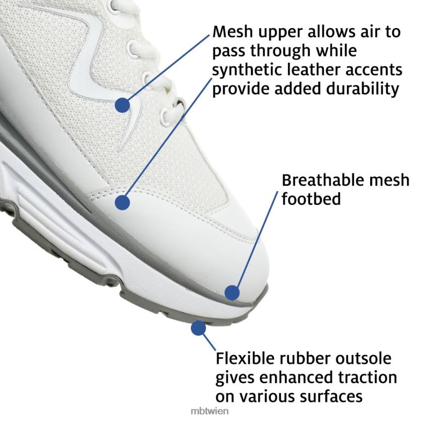 bei MBT Männer Sport 1 Wanderschuhe Weiss X6422047